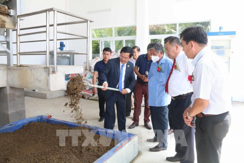 Trà Vinh đưa vào sử dụng Nhà máy sản xuất nước sạch Nguyệt Hóa