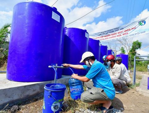 Authorities in Mekong Delta proactively reserve fresh water for dry season