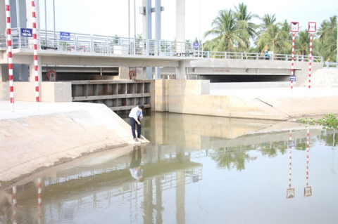 Mekong Delta begins work to keep saltwater at bay during dry season